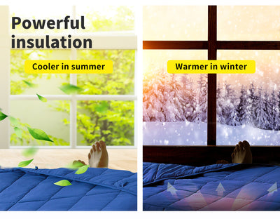 DreamZ Weighted Blanket Heavy Gravity Deep Relax 2.3KG Kids Navy