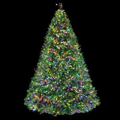 Jingle Jollys Christmas Tree 2.4M Xmas Tree with 3190 LED Lights Multi Colour