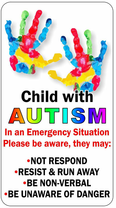 2 x Autism Car Stickers / Decals