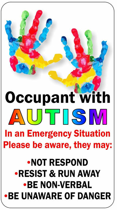 2 x Autism Car Stickers / Decals