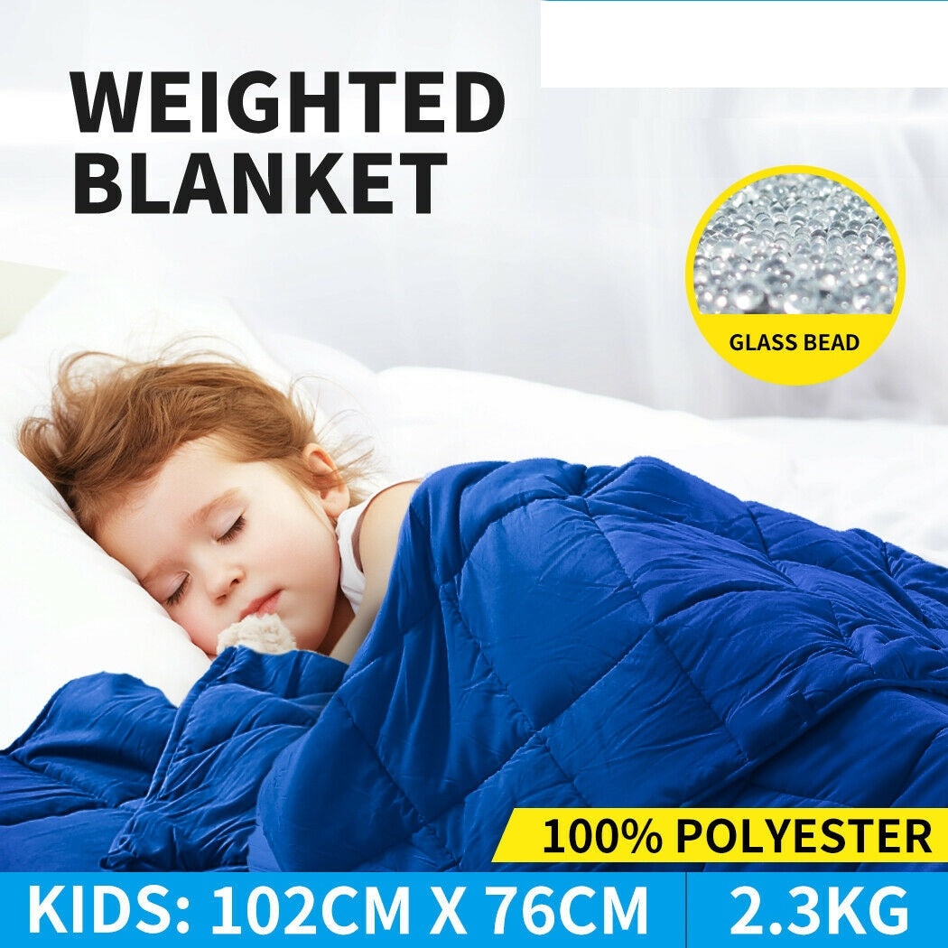 DreamZ Weighted Blanket Heavy Gravity Deep Relax 2.3KG Kids Navy