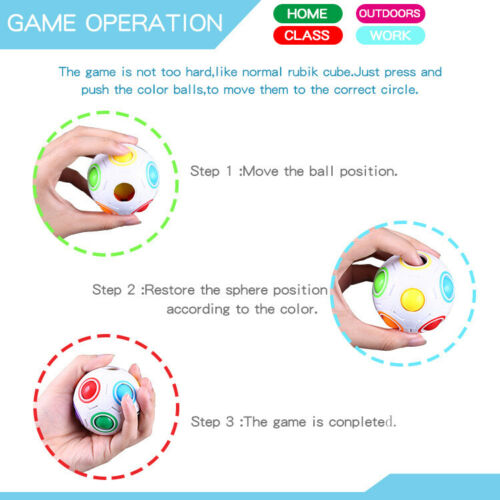 Magic Rainbow Fidget Ball